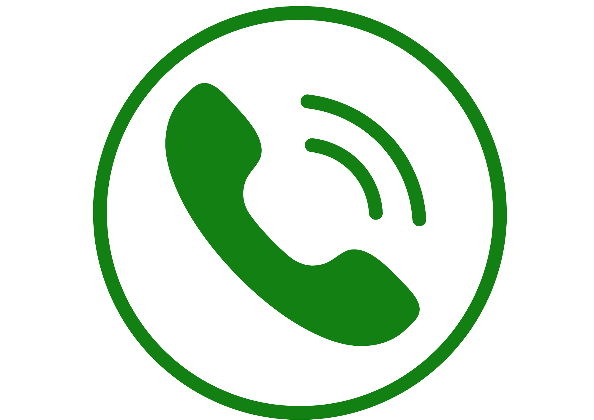 Telefon-gruen